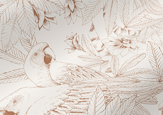 Peruvian Parrots, Spice - Twist&Fit Roller Blind - Image 4